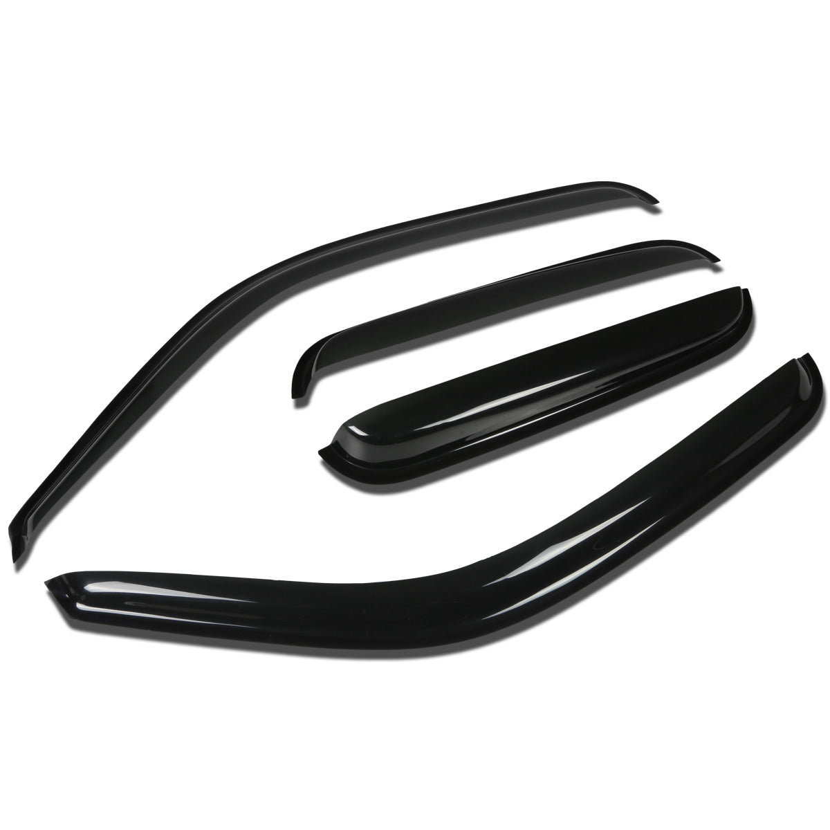 PROTECTOR DE VENTANA WINDOW VISORS - 99-06 CHEVY SILVERADO 1500, 2500, 3500, GMC SIERRA 1500, 2500, 3500 / 2007-CHEVY SILVERADO 1500, 2500, 3500, GMC SIERRA 1500, SIERRA 2500, 3500 - 4PCS - EXTENDED CAB - DARK SMOKE