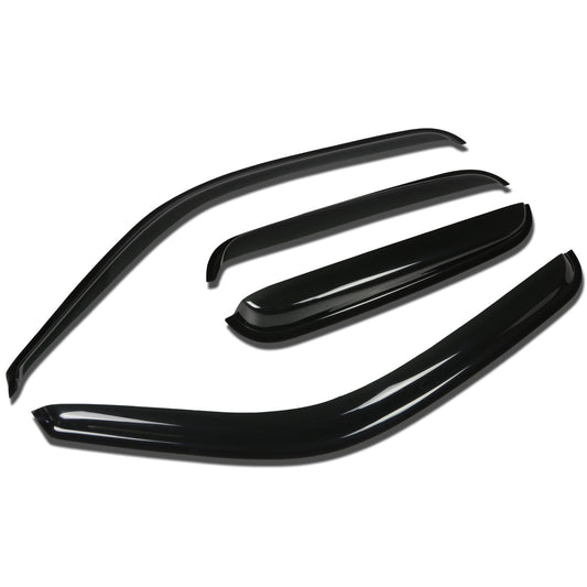 PROTECTOR DE VENTANA WINDOW VISORS - 99-06 CHEVY SILVERADO 1500, 2500, 3500, GMC SIERRA 1500, 2500, 3500 / 2007-CHEVY SILVERADO 1500, 2500, 3500, GMC SIERRA 1500, SIERRA 2500, 3500 - 4PCS - EXTENDED CAB - DARK SMOKE