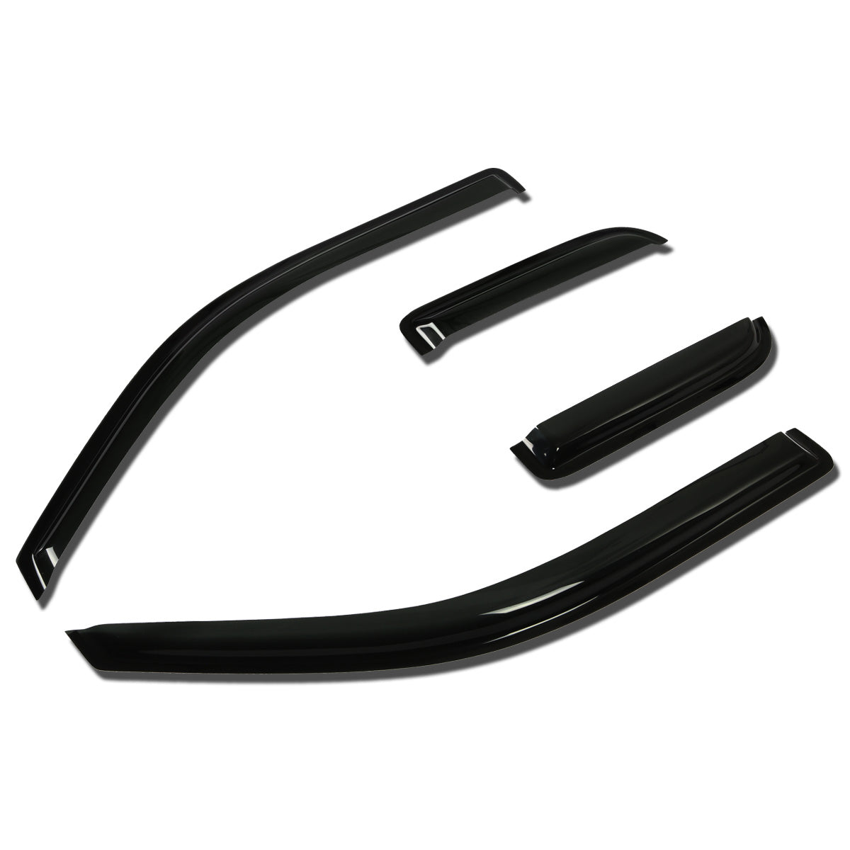 PROTECTOR DE VENTANA WINDOW VISORS - 04-14 FORD F-150- 4PCS - EXTENDED CAB - DARK SMOKE
