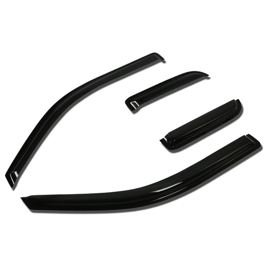 PROTECTOR DE VENTANA WINDOW VISORS - 04-14 FORD F-150- 4PCS - EXTENDED CAB - DARK SMOKE