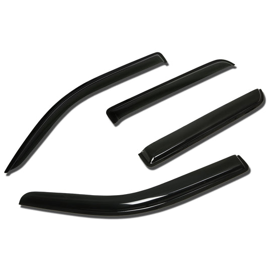 PROTECTOR DE VENTANA WINDOW VISORS - 09-14 FORD F-150 - 4PCS - CREW CAB - DARK SMOKE