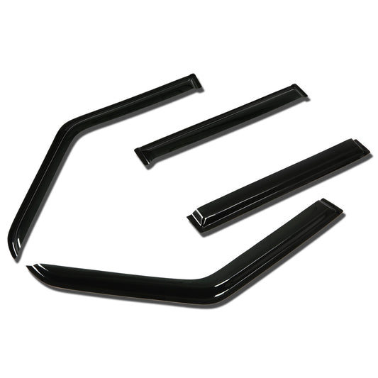 PROTECTOR DE VENTANA WINDOW VISORS - 84-01 JEEP CHEROKEE - 4PCS - DARK SMOKE