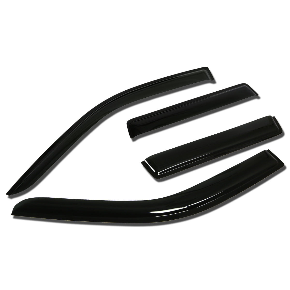 PROTECTOR DE VENTANA WINDOW VISORS - 03-06 MITSUBISHI OUTLANDER - 4PCS - DARK SMOKE