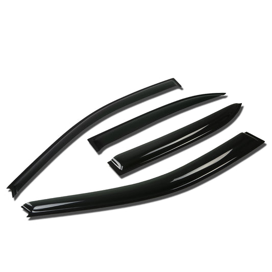 PROTECTOR DE VENTANA WINDOW VISORS - 03-08 TOYOTA COROLLA - 4PCS - DARK SMOKE