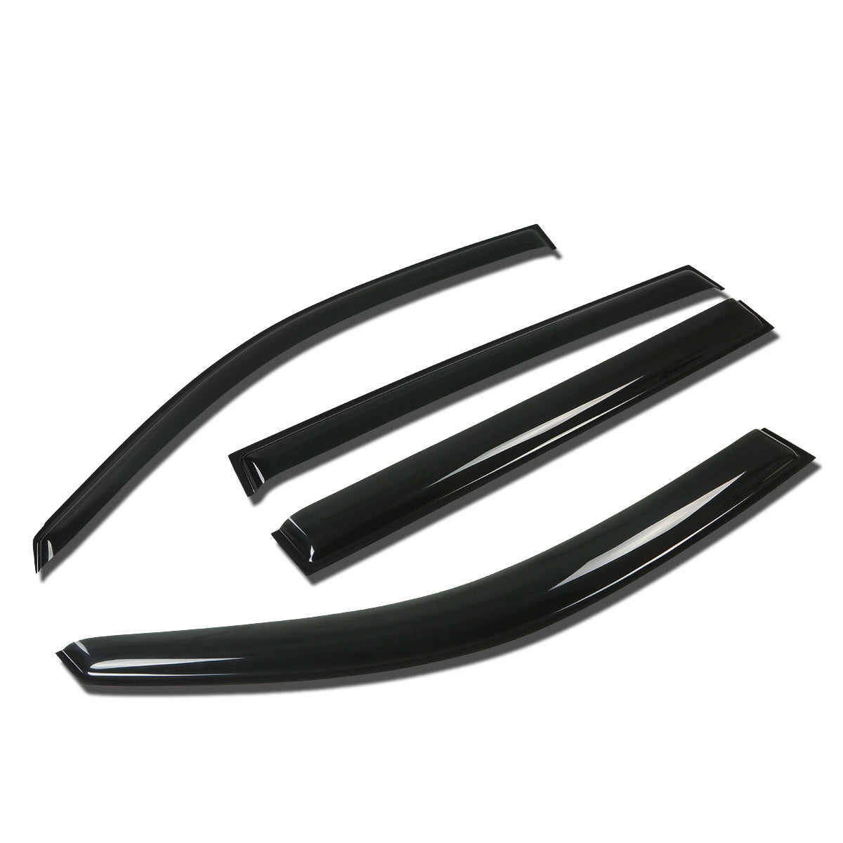 PROTECTOR DE VENTANA WINDOW VISORS - 08-13 TOYOTA HIGHLANDER - 4PCS - DARK SMOKE