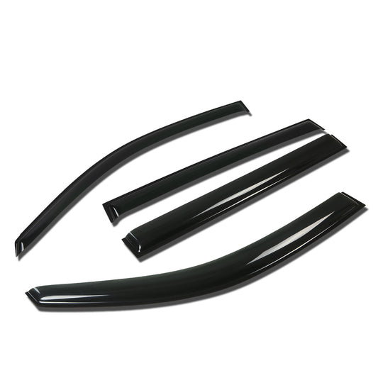 PROTECTOR DE VENTANA WINDOW VISORS - 08-13 TOYOTA HIGHLANDER - 4PCS - DARK SMOKE