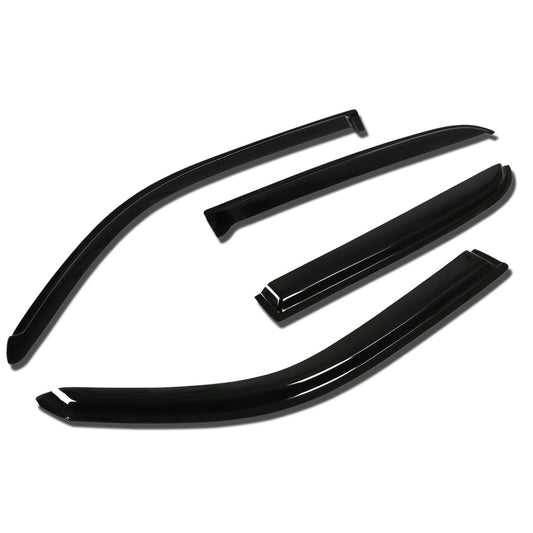 PROTECTOR DE VENTANA WINDOW VISORS - 04-06 TOYOTA TUNDRA - 4PCS - CREW CAB - DARK SMOKE