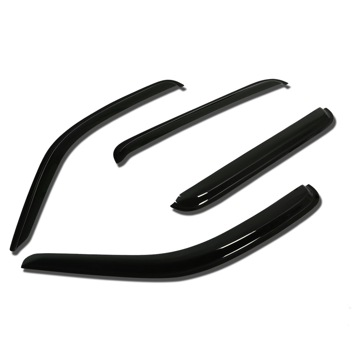 PROTECTOR DE VENTANA WINDOW VISORS - 02-07 JEEP LIBERTY - 4PCS - DARK SMOKE