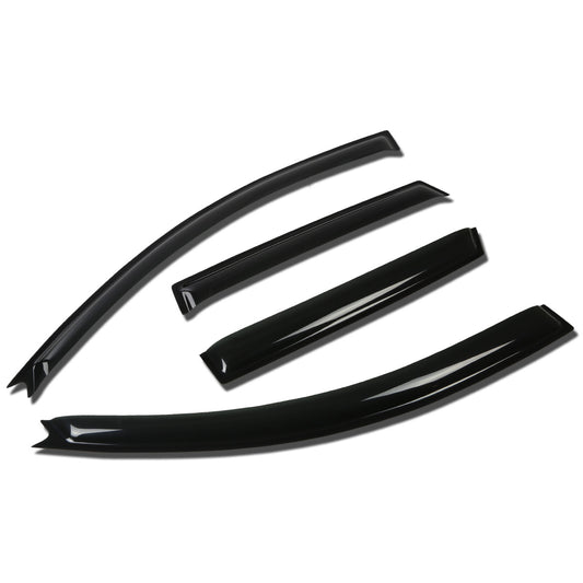 PROTECTOR DE VENTANA WINDOW VISORS - 04-09 MAZDA 3 - HATCHBACK - 4PCS - DARK SMOKE