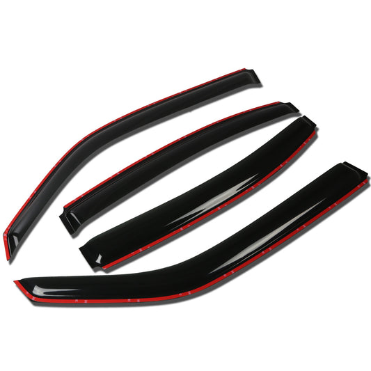 PROTECTOR DE VENTANA WINDOW VISORS -  06-10 DODGE CHARGER - 4PCS - IN CHANNEL - DARK SMOKE