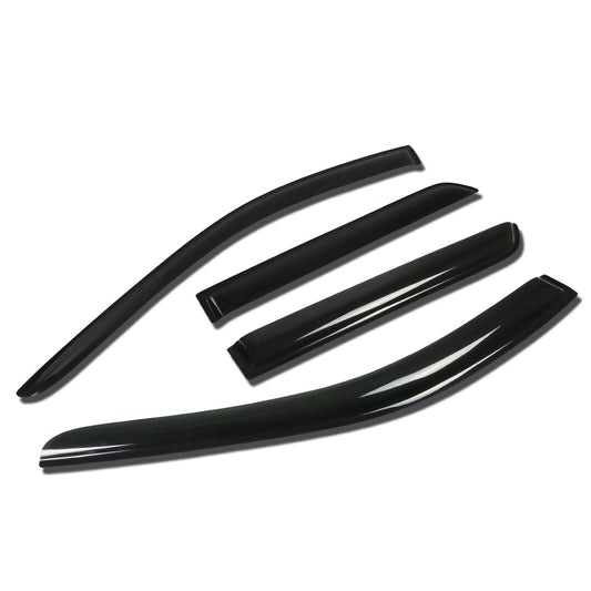 PROTECTOR DE VENTANA WINDOW VISORS - 06-12 FORD FUSION / 07-13 LINCOLN MKZ / 2006 LINCOLN ZEPHYR / 06-10 MERCURY MILAN - 4PCS - DARK SMOKE