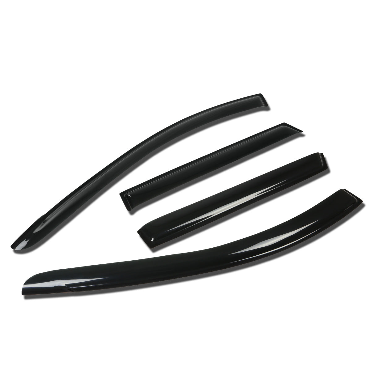 PROTECTOR DE VENTANA WINDOW VISORS - 09-10 PONTIAC VIBE / 09-14 TOYOTA MATRIX - 4PCS - DARK SMOKE