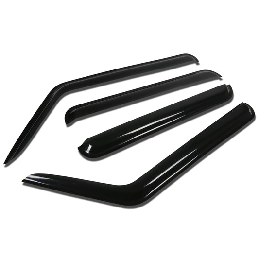 PROTECTOR DE VENTANA WINDOW VISORS - 06-10 JEEP COMMANDER - 4PCS - DARK SMOKE