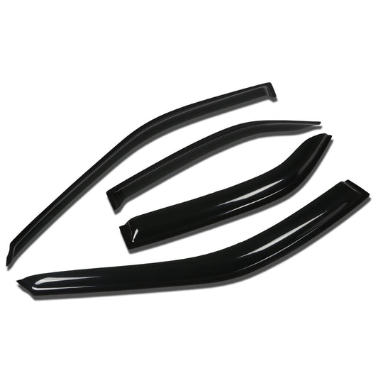 PROTECTOR DE VENTANA WINDOW VISORS - 97-01 MITSUBISHI MIRAGE - 4PCS - DARK SMOKE