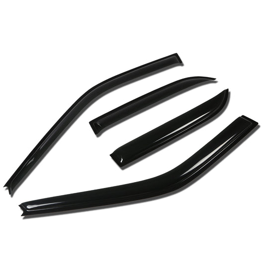 PROTECTOR DE VENTANA WINDOW VISORS - 84-92 TOYOTA COROLLA - 4PCS - DARK SMOKE