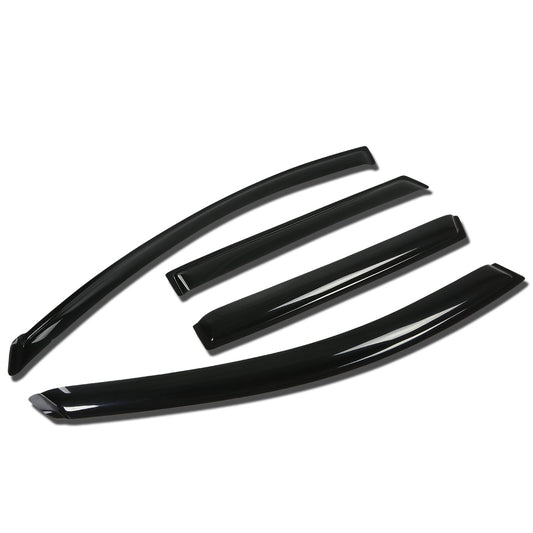 PROTECTOR DE VENTANA WINDOW VISORS - 09-14 NISSAN ROGUE - 4PCS - DARK SMOKE