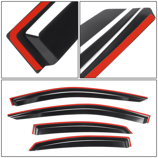 PROTECTOR DE VENTANA WINDOW VISORS - 19-23 KIA FORTE EX FE GT LINE LXS