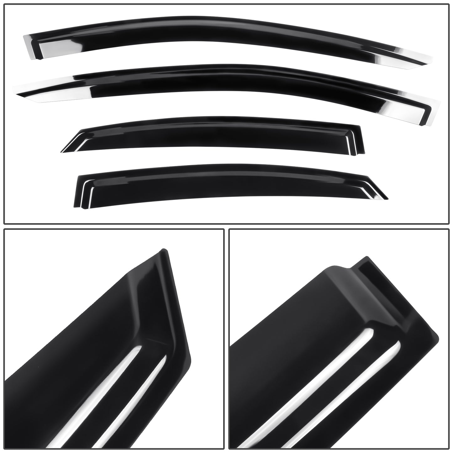 PROTECTOR DE VENTANA WINDOW VISORS - 19-23 KIA FORTE EX FE GT LINE LXS