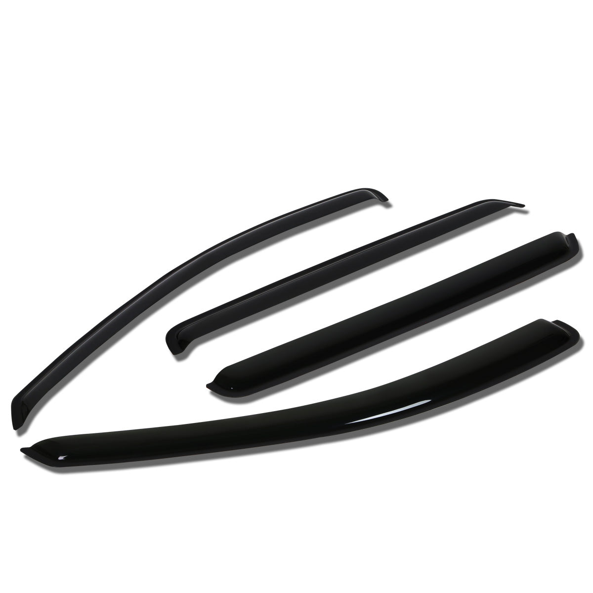 PROTECTOR DE VENTANA WINDOW VISORS - 07-12 HYUNDAI SANTA FE CM - 4PCS - DARK SMOKE