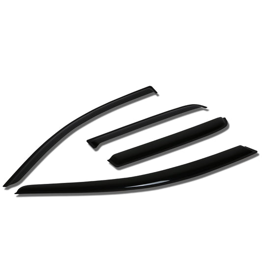 PROTECTOR DE VENTANA WINDOW VISORS - 14-17 MITSUBISHI MIRAGE - 4PCS - DARK SMOKE