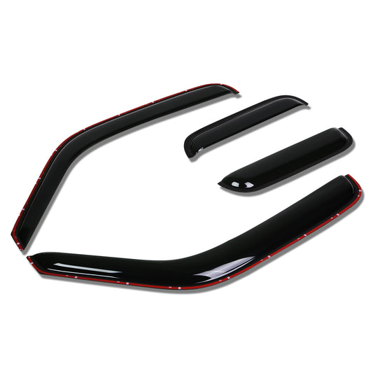 PROTECTOR DE VENTANA WINDOW VISORS - 99-11 FORD RANGER - EXTENDED CAB - 4PCS - IN-CHANNEL - DARK SMOKE