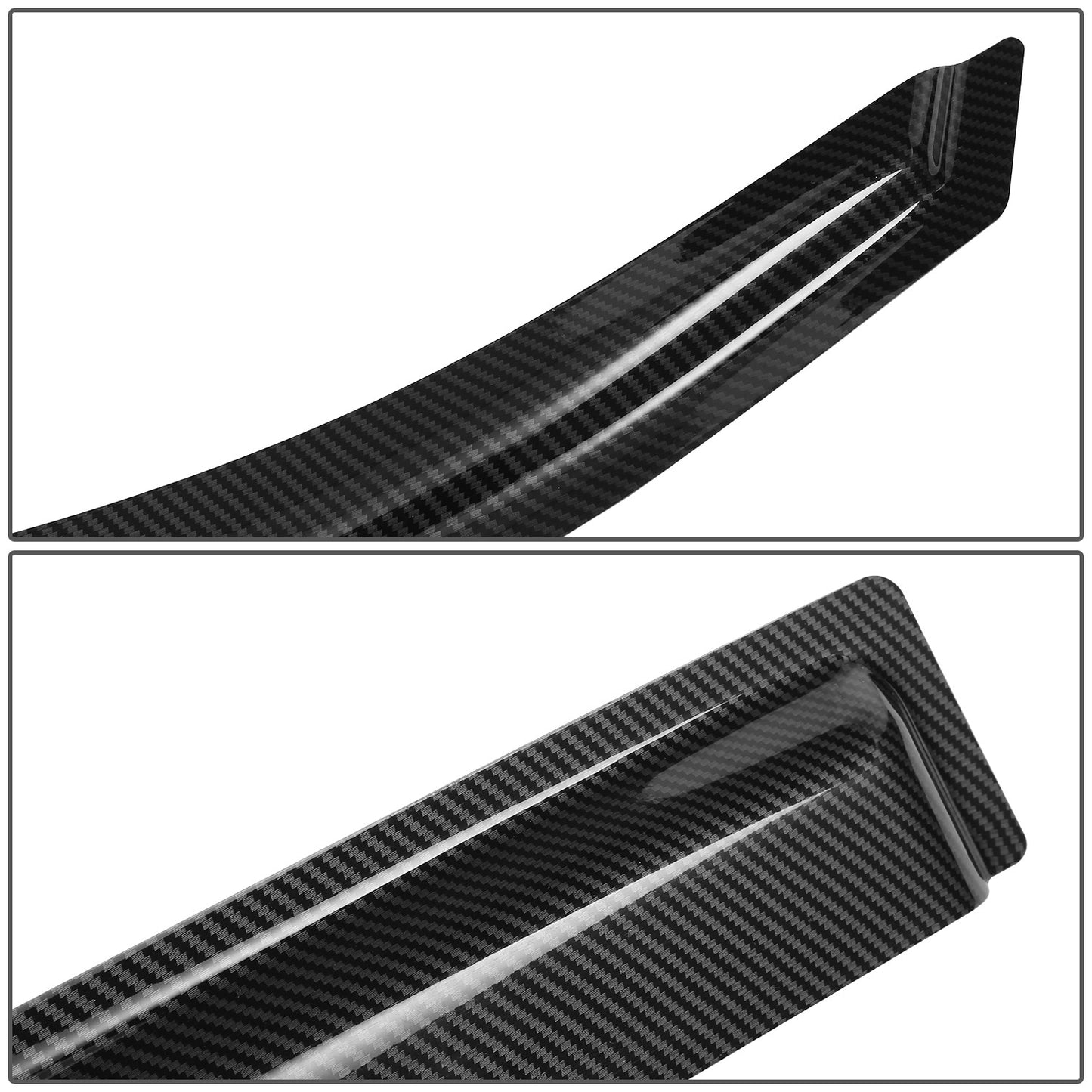 PROTECTOR DE VENTANA WINDOW VISORS - 01-10 CHRYSLER PT CRUISER - EXCLUDES CONVERTIBLE MODELS - CARBON FIBER PATTERN STYLING - 4PCS - BLACK