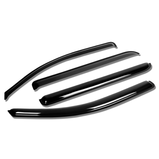 PROTECTOR DE VENTANA WINDOW VISORS - 14-16 CHEVY SILVERADO / GMC SIERRA - CREW CAB - 4PCS - DARK SMOKE