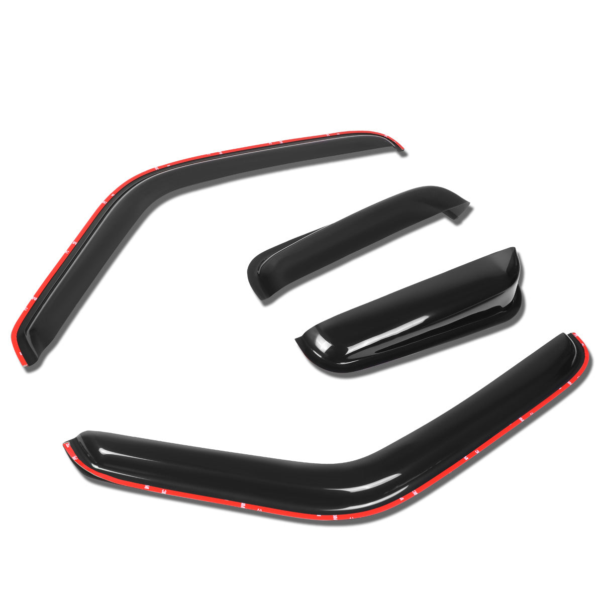 PROTECTOR DE VENTANA WINDOW VISORS - 93-11 FORD RANGER / 94-06 MAZDA B2500, B2300, B3000, B4000 - 4PCS - DARK SMOKE