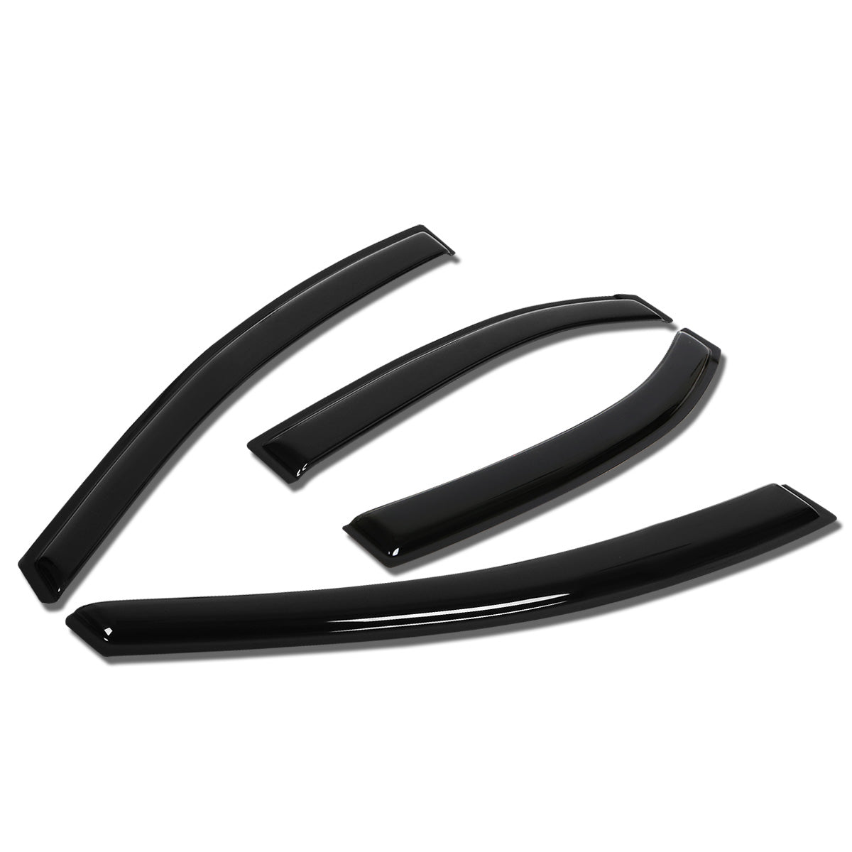 PROTECTOR DE VENTANA WINDOW VISORS - 12-16 KIA RIO HATCHBACK - 4PCS - DARK SMOKE