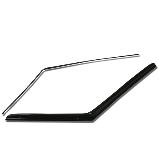 PROTECTOR DE VENTANA WINDOW VISORS - 02-06 MINI COOPER 2-DOOR - NON CONVERTIBLE MODELS ONLY - 2PCS - DARK SMOKE