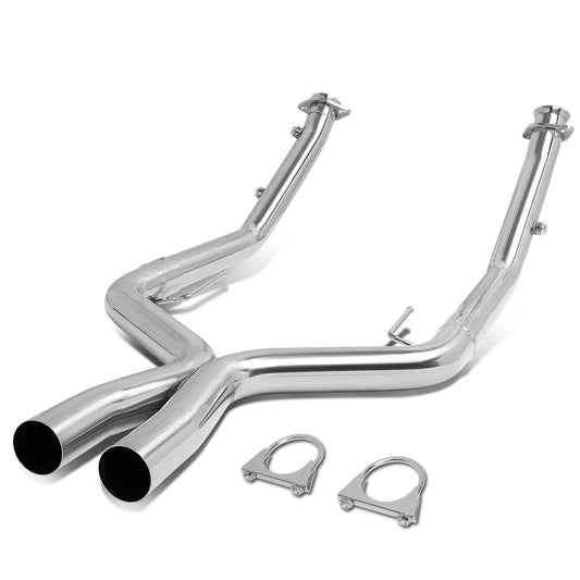X-PIPE X-PIPE - EXHAUST - SS - 05-10 FORD MUSTANG 4.6L V8 - FITS OEM OR SHORTY HEADERS