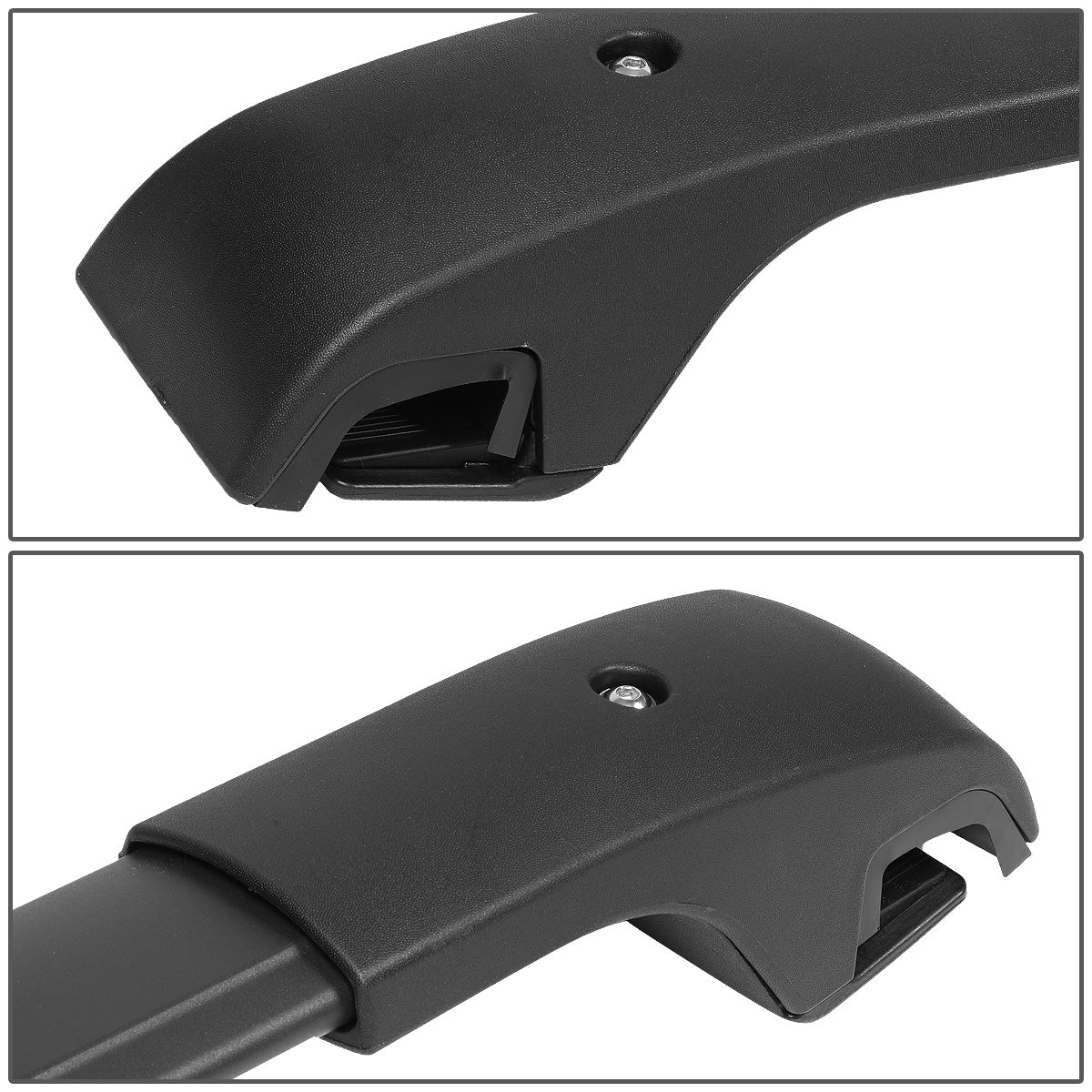 PORTAEQUIPAJE ROOF RACK CROSS BAR - 15-20 JEEP RENEGADE - MOUNTS ONTO OEM ROOF RAILS - MATTE BLACK