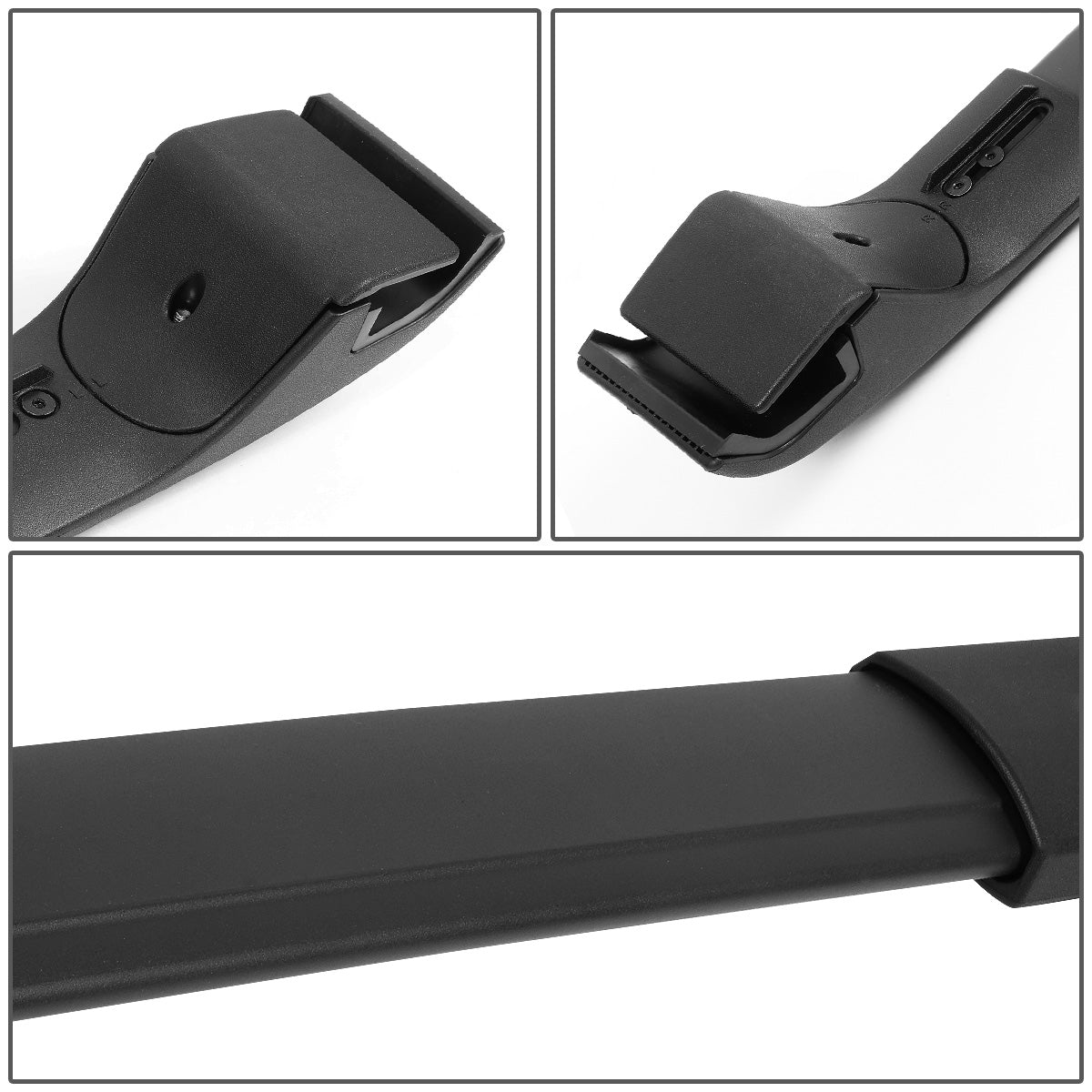 PORTAEQUIPAJE ROOF RACK CROSS BAR - 15-20 JEEP RENEGADE - MOUNTS ONTO OEM ROOF RAILS - MATTE BLACK