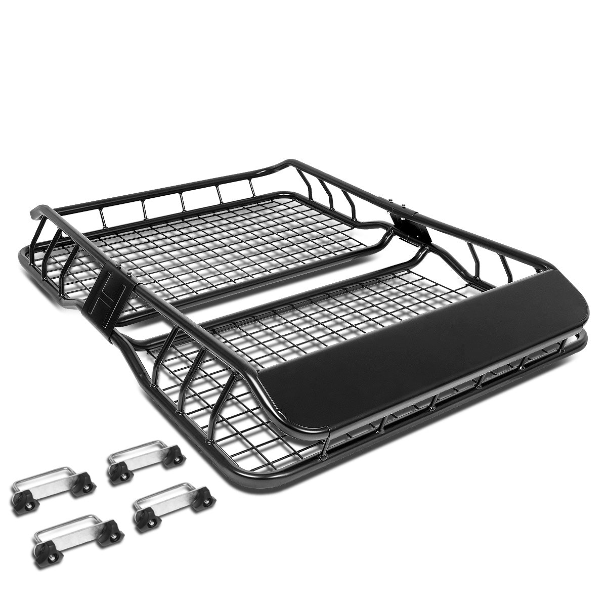 PORTAEQUIPAJE ROOF CARGO BASKET - 36" - W/ WIND FAIRING - BLACK