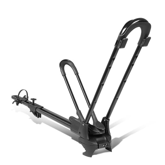 PORTAEQUIPAJE BICYCLE ROOF MOUNT RACK - WHEEL-ON - W/ LOCK - BLACK