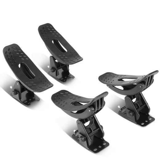 PORTAEQUIPAJE KAYAK ROOF CARRIER - 4PCS - UNIVERSAL - BLACK