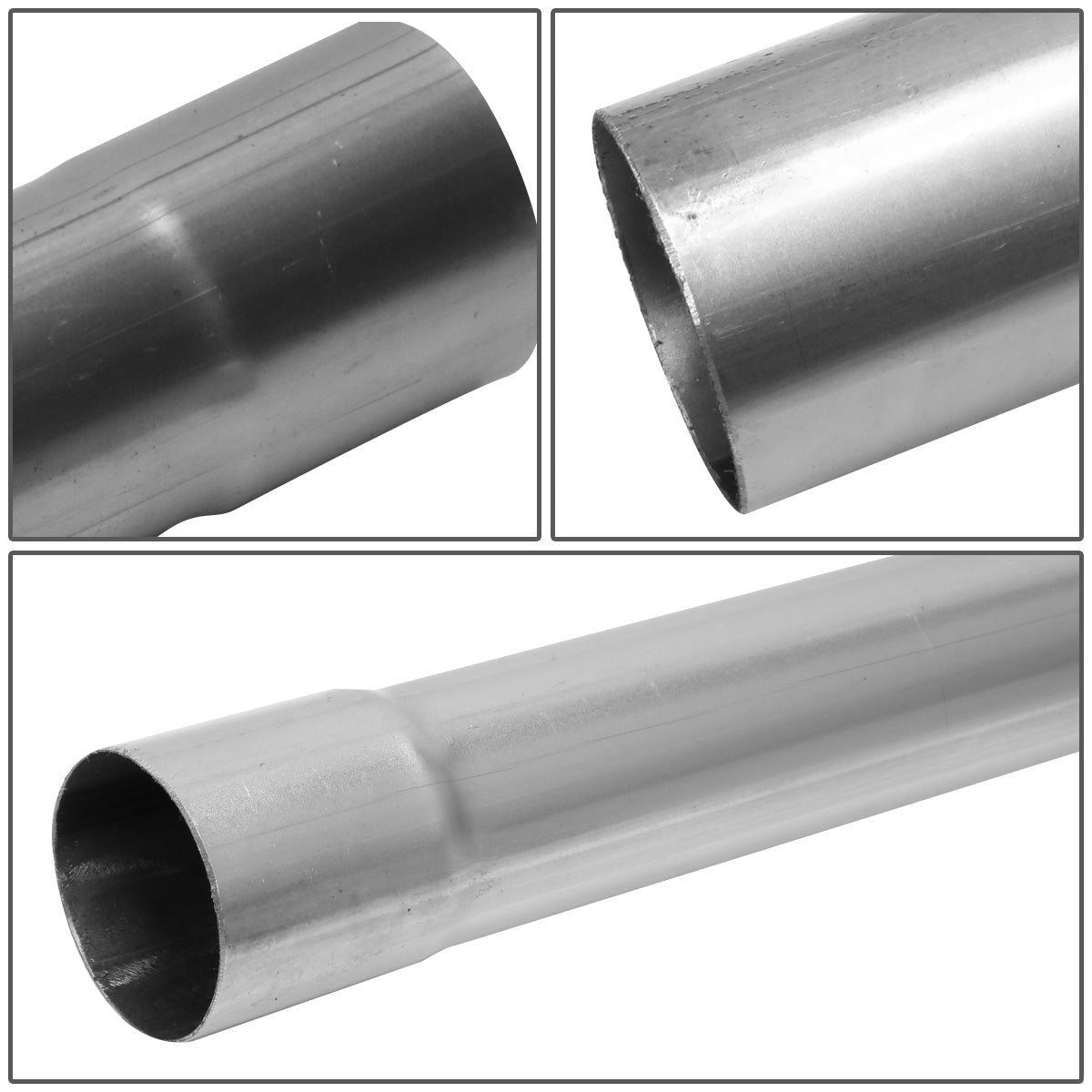 nan EXHAUST PIPES - UNIVERSAL PIPING KIT - POLISHED - 2.5"