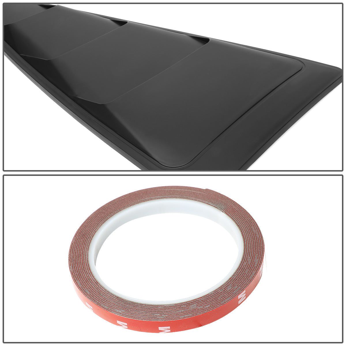 nan QUARTER WINDOW LOUVER - 2PCS - 05-14 FORD MUSTANG - DOES NOT FIT CONVERTIBLE MODELS - BLACK