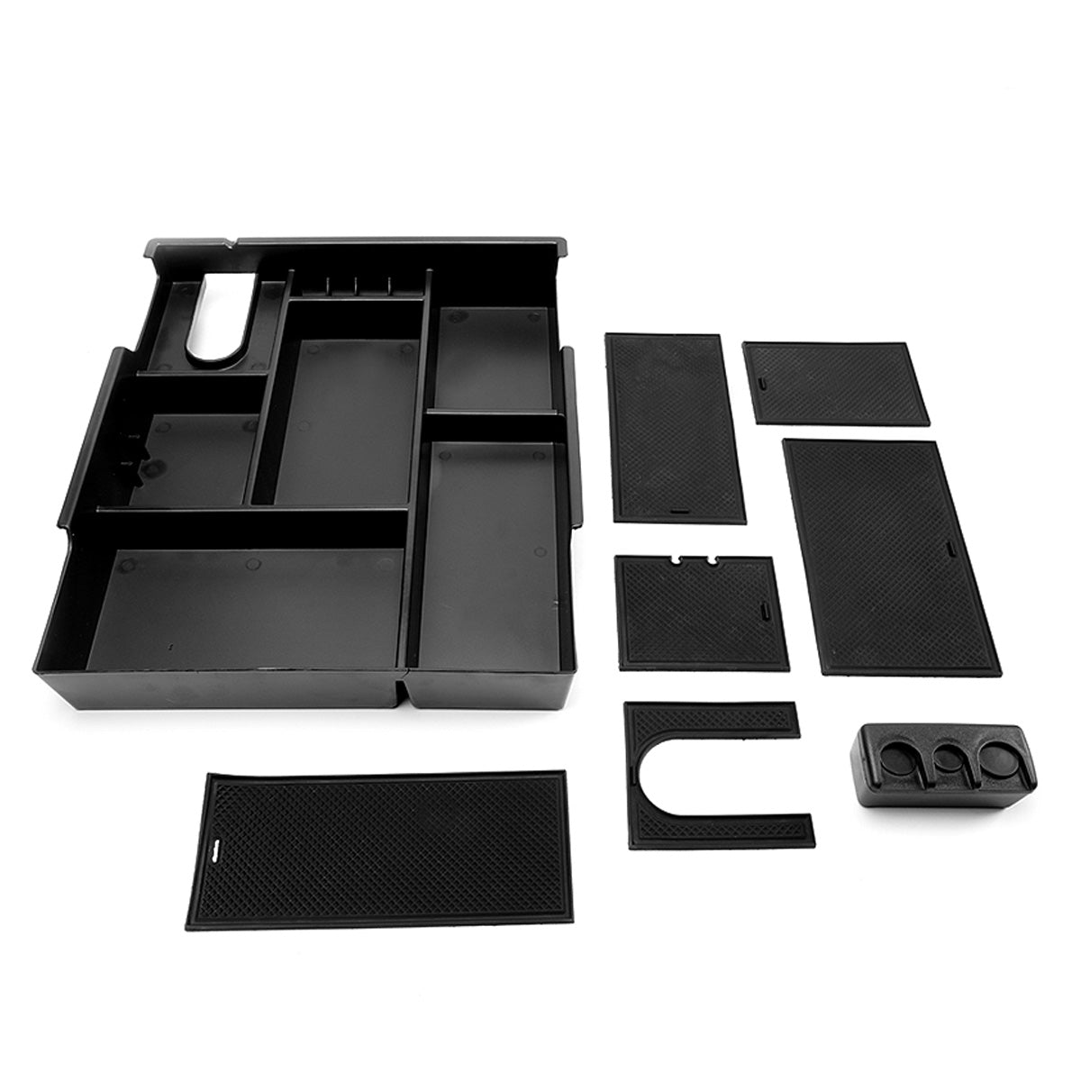 nan CENTER CONSOLE ORGANIZER TRAY - 14-19 TOYOTA TUNDRA - BLACK