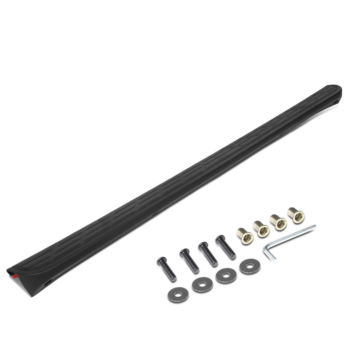 nan TAILGATE SPOILER CAP PROTECTOR - 07-13 CHEVY SILVERADO 1500, 2500, 2500HD, 3500, 3500HD, GMC SIERRA 1500, 2500, 2500HD, 3500, 3500HD / 2014 CHEVY SILVERADO 2500HD, 3500HD, GMC SIERRA 2500HD, 3500HD - DOES NOT FIT 2007 CLASSIC MODELS - TEXTURED - BLACK