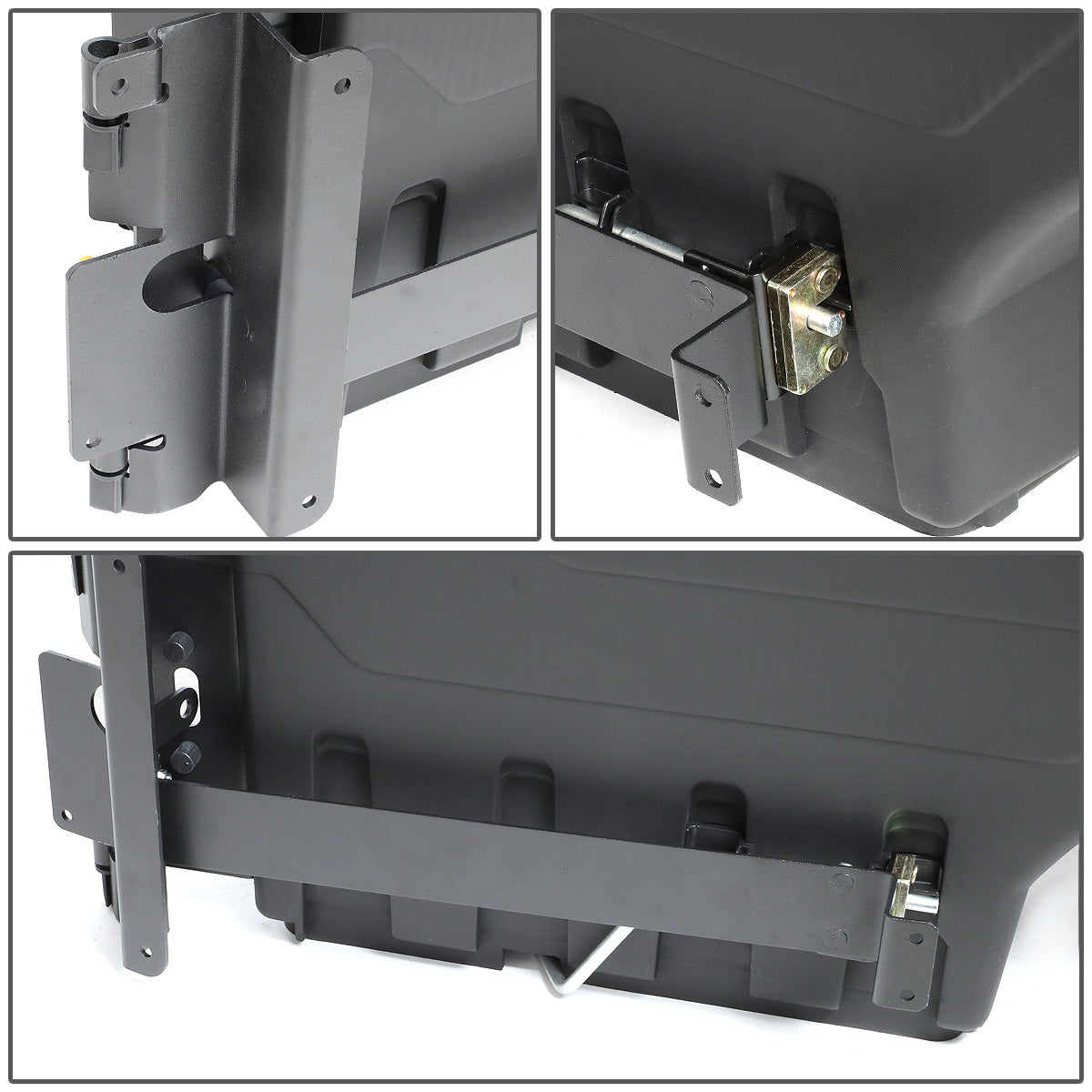 nan TRUCK BED WHEEL WELL LOCK BOX - 07-18 CHEVY SILVERADO 1500, GMC SIERRA 1500 / 07-19 CHEVY SILVERADO 2500HD, 3500HD, GMC SIERRA 2500HD, 3500HD / 2019 CHEVY SILVERADO 1500 LIMITED, GMC SIERRA 1500 LIMITED - PASSENGER SIDE - BLACK