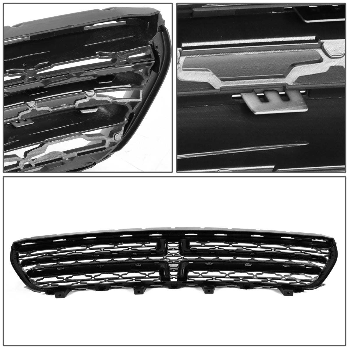 nan GRILLE - 15-18 DODGE CHARGER - DOES NOT FIT SRT MODELS - OE STYLE - BLACK
