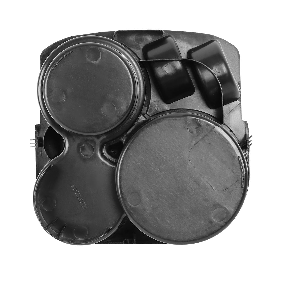 nan CUP HOLDER INSERT - 07-12 NISSAN ALTIMA - RUBBER LINED - BLACK