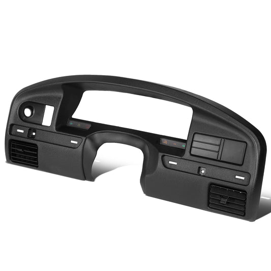 nan INSTRUMENT CLUSTER DASH PANEL BEZEL - 94-97 FORD F-150, F-250, F-350 / 94-97 FORD F SUPER DUTY - FITS MODELS WITH GAS ENGINES ONLY - BLACK