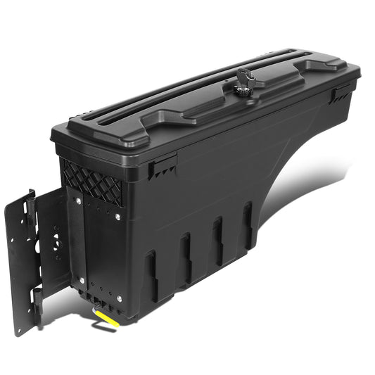 nan WHEEL WELL LOCK BOX - 05-19 TOYOTA TACOMA - DRILLING IS REQUIRED TO MOUNT TO VEHICLE - W/ LOCK - W/ KEY - DRIVER SIDE - BLACK