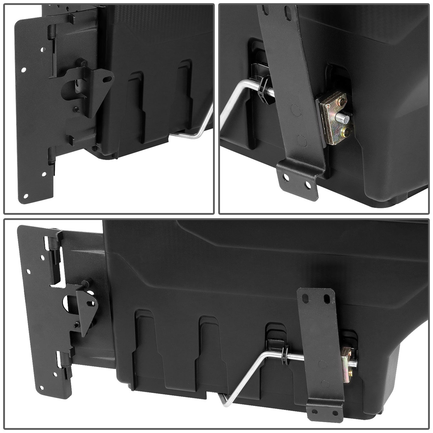 nan WHEEL WELL LOCK BOX - 05-19 TOYOTA TACOMA - DRILLING IS REQUIRED TO MOUNT TO VEHICLE - W/ LOCK - W/ KEY - PASSENGER SIDE - BLACK