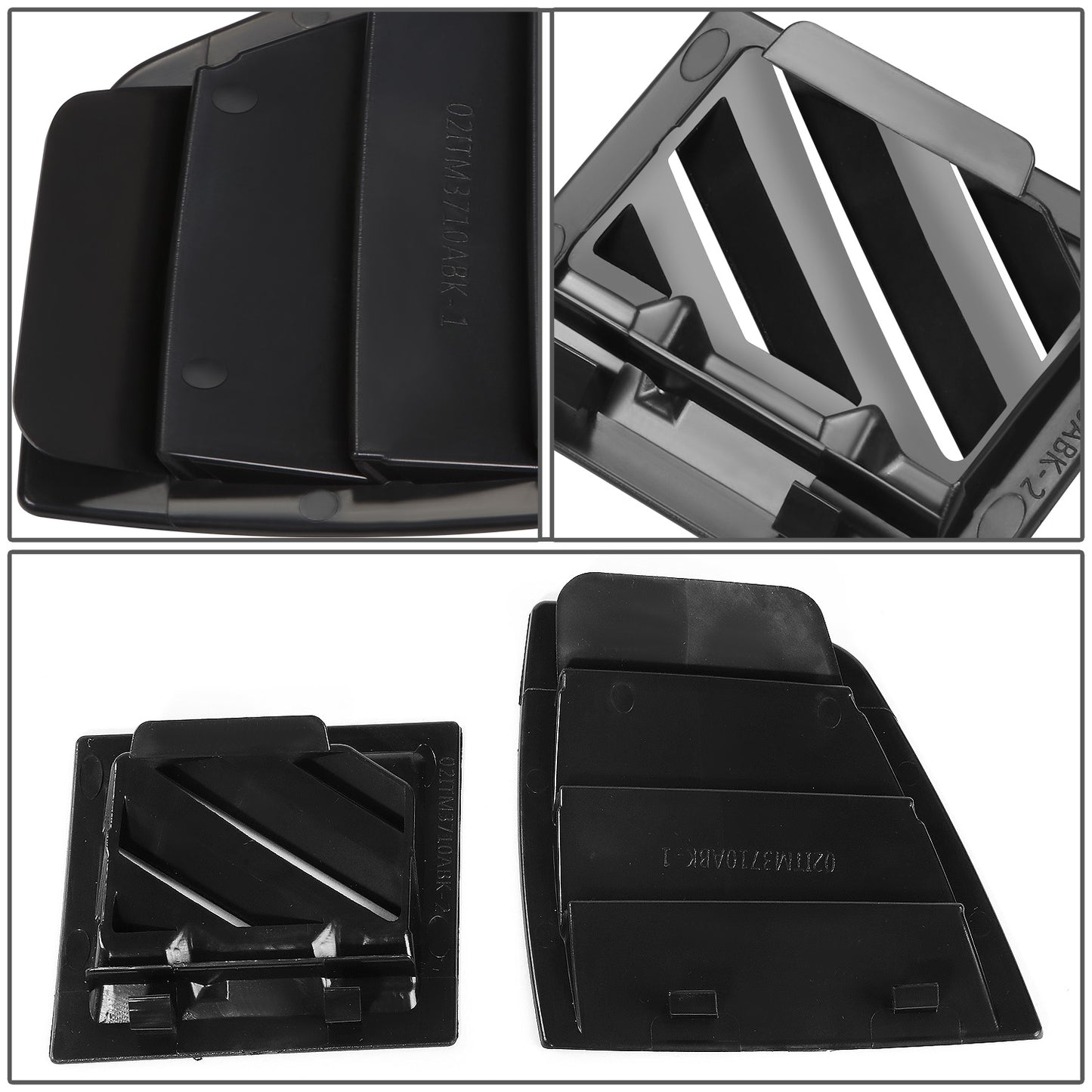 nan DASH BOARD VENT COVER - 2PCS - 05-06 CHRYSLER 300 / 06-07 DODGE CHARGER / 05-07 DODGE MAGNUM - BLACK