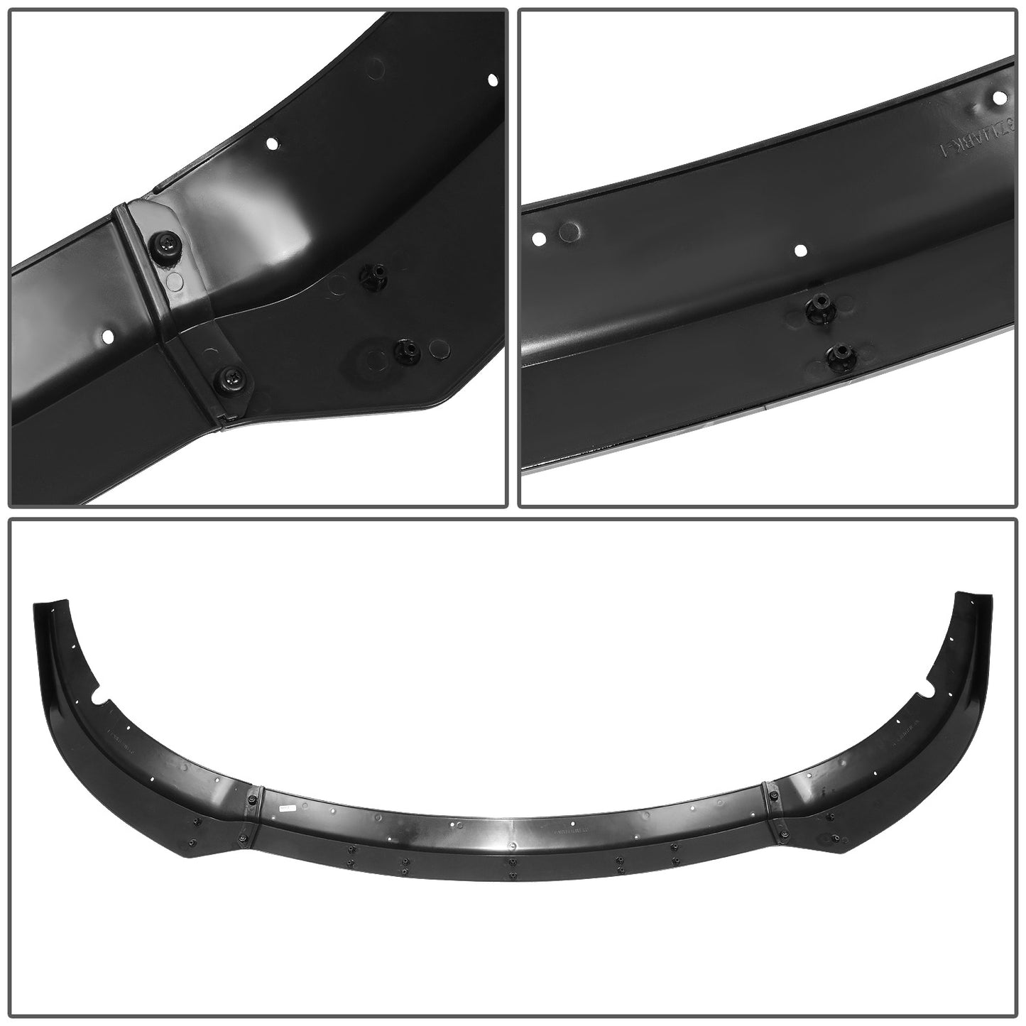 nan FRONT BUMPER SPLITTER - 15-20 DODGE CHARGER SRT - 3PCS - BLACK