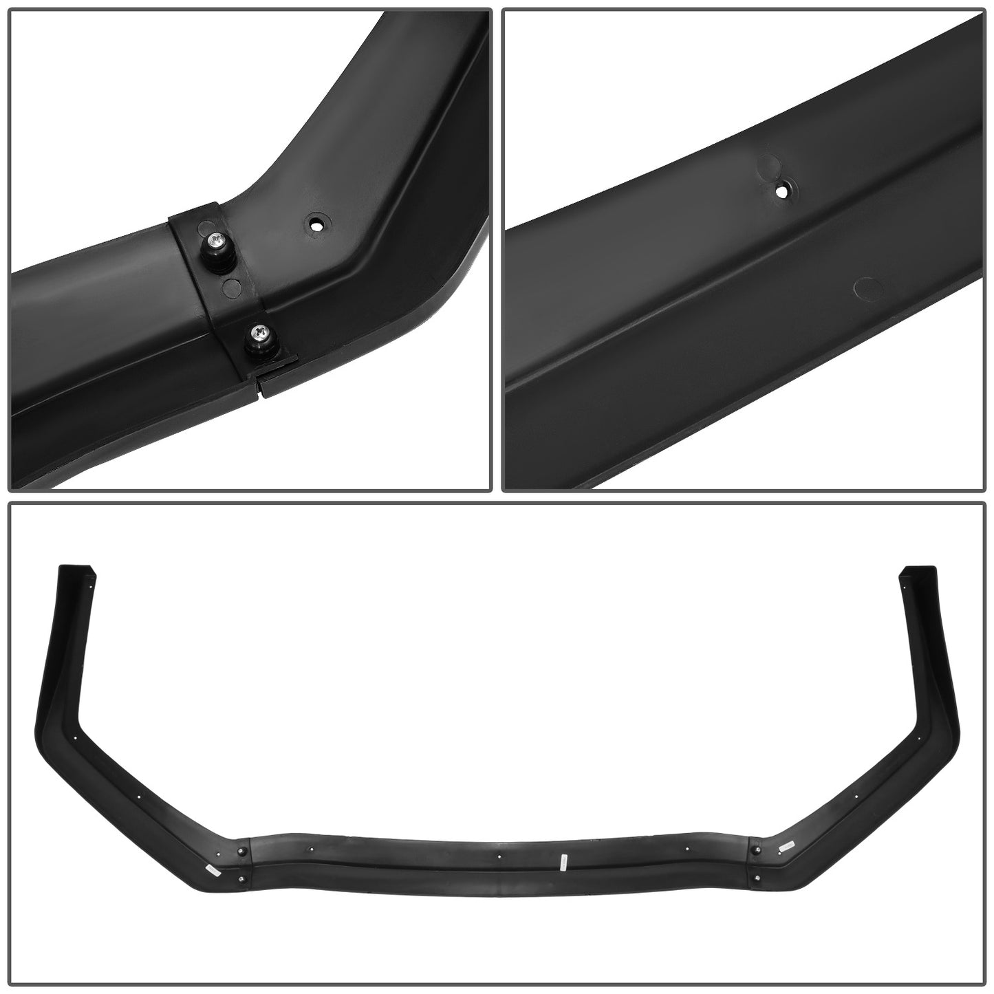 nan FRONT BUMPER LIP - 15-20 SUBARU WRX STI - 3PCS - CS-STYLE - BLACK