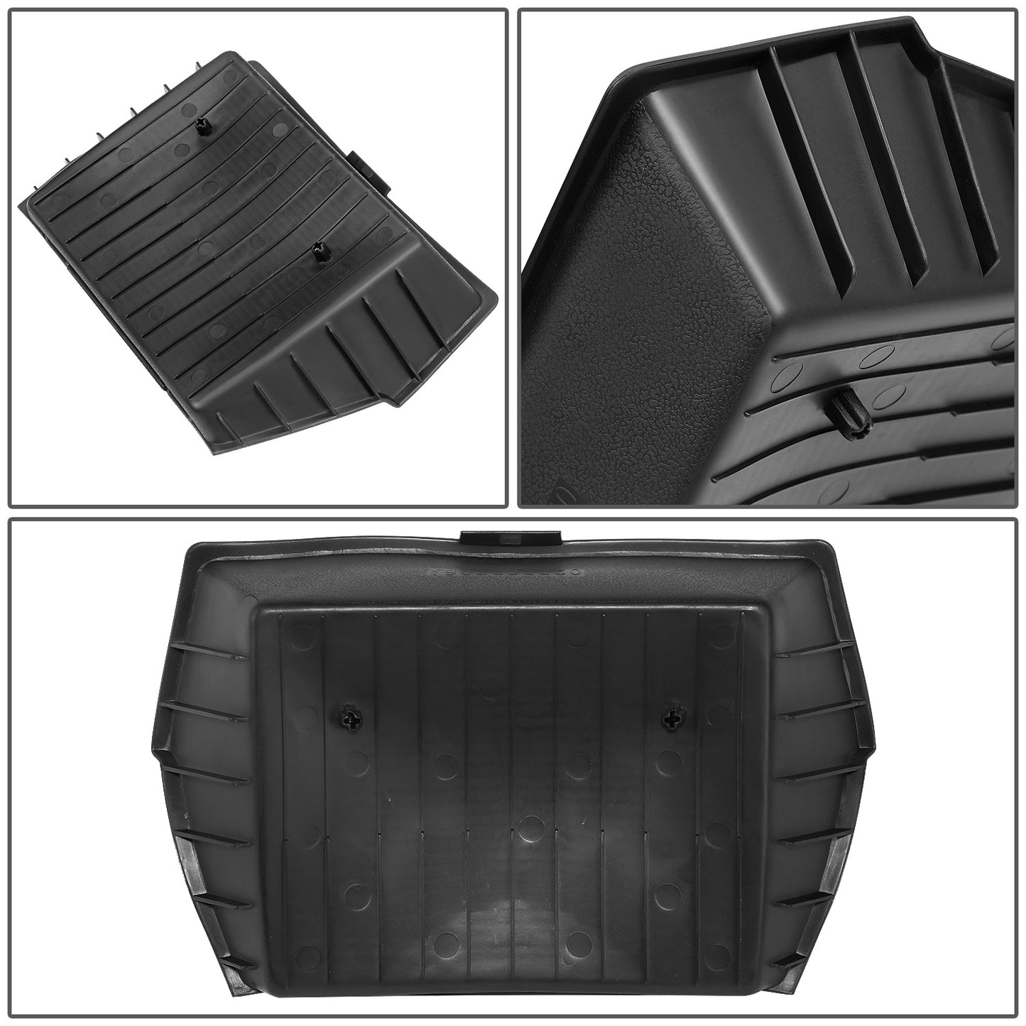 nan FRONT CENTER CONSOLE MAT - 15-19 DODGE RAM 1500 / 16-17 DODGE RAM 2500 - MATTE BLACK
